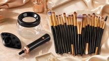 Load image into Gallery viewer, Titina Cosmetics™ Pro Glam Bundle - Makeup Brush Cleaner with 20 Premium Brushes
