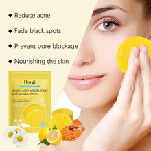 Load image into Gallery viewer, Hoygi Kojic Acid &amp; Turmeric Cleansing Pads Facial
